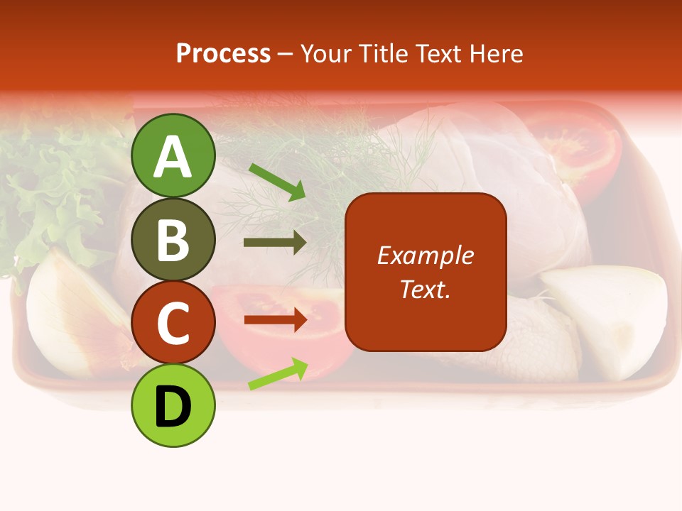 Grocery Gold Freshness PowerPoint Template