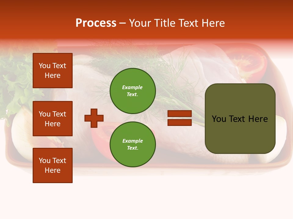 Grocery Gold Freshness PowerPoint Template