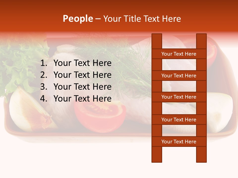 Grocery Gold Freshness PowerPoint Template