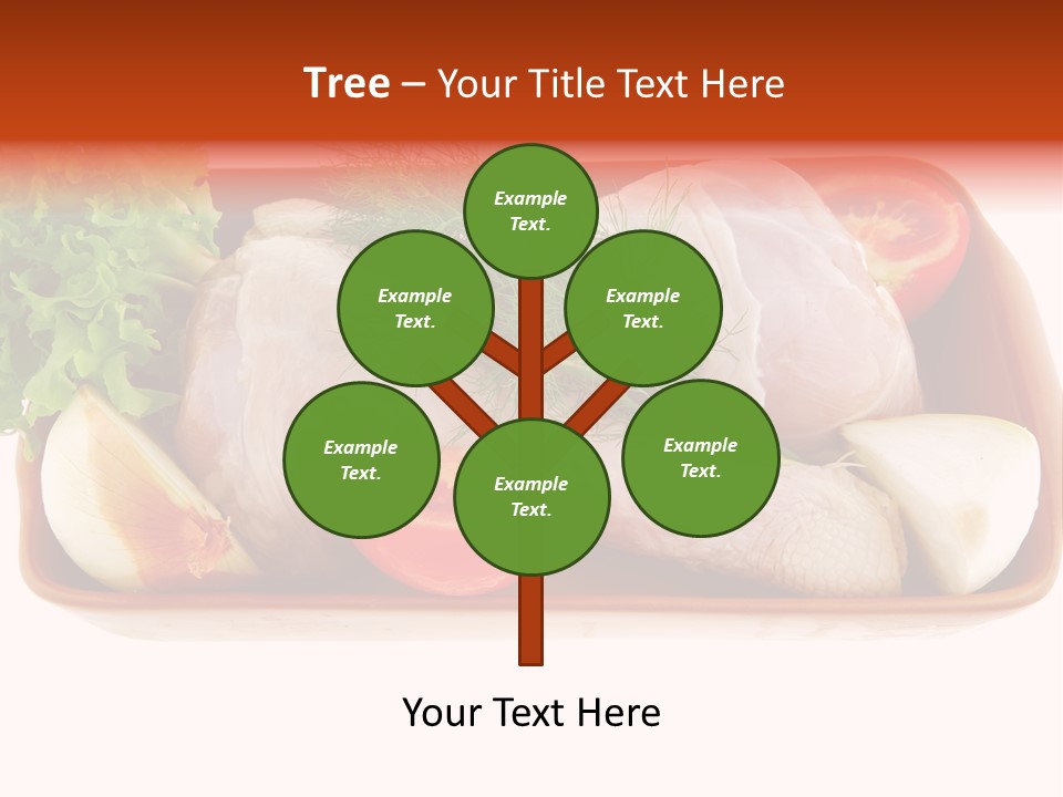 Grocery Gold Freshness PowerPoint Template