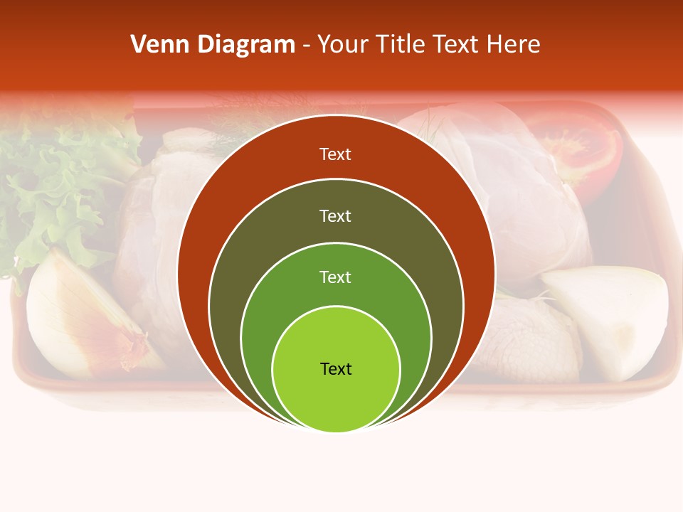 Grocery Gold Freshness PowerPoint Template