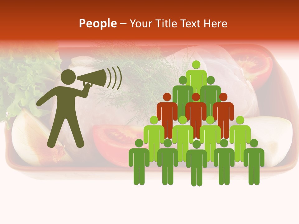 Grocery Gold Freshness PowerPoint Template