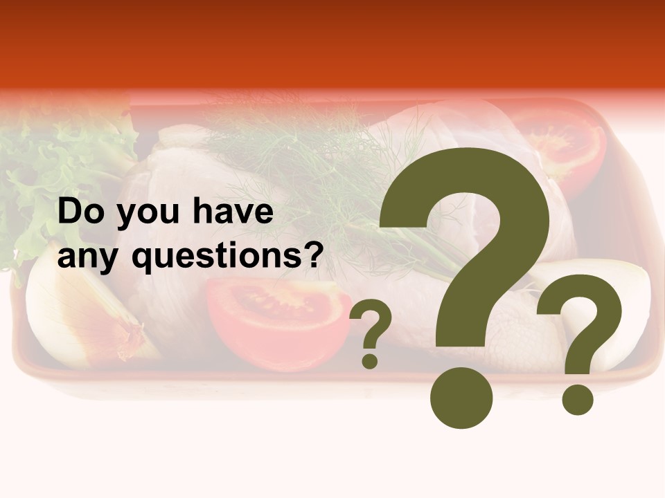 Grocery Gold Freshness PowerPoint Template