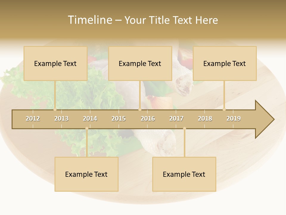 Muscle Lettuce Background PowerPoint Template