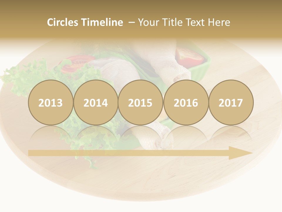 Muscle Lettuce Background PowerPoint Template