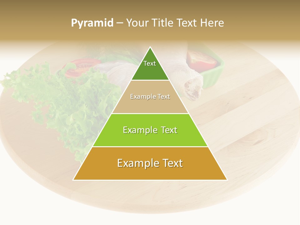 Muscle Lettuce Background PowerPoint Template