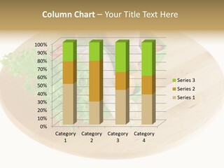 Muscle Lettuce Background PowerPoint Template