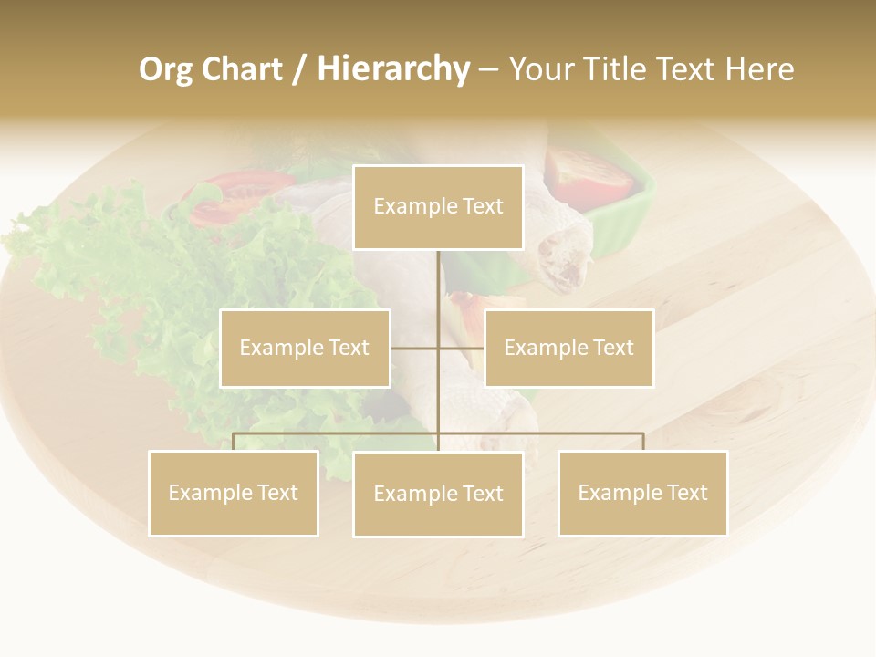 Muscle Lettuce Background PowerPoint Template