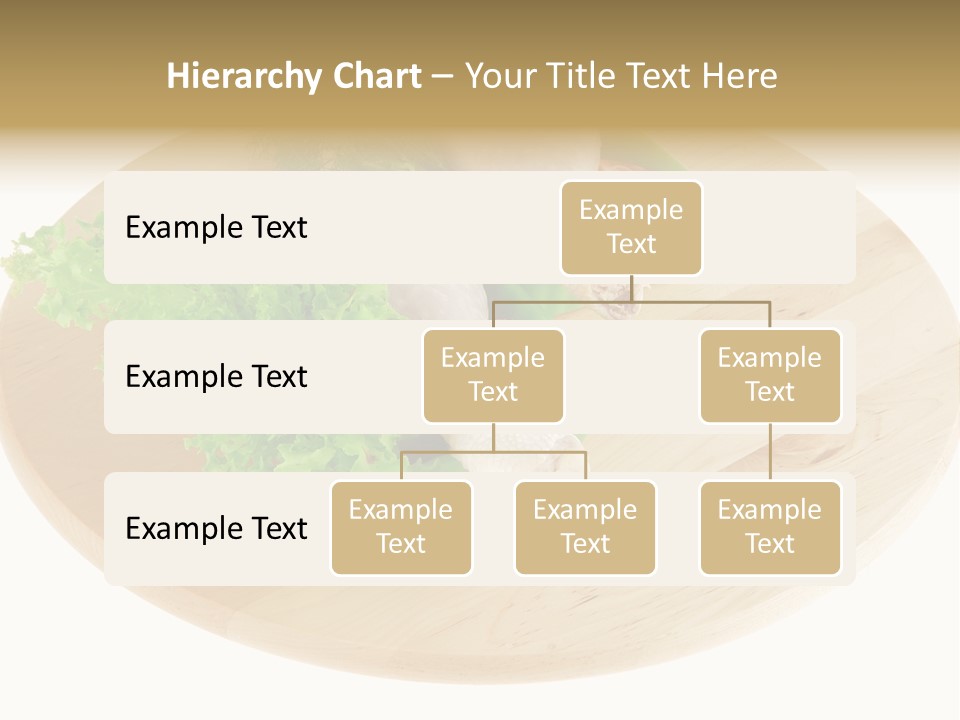 Muscle Lettuce Background PowerPoint Template