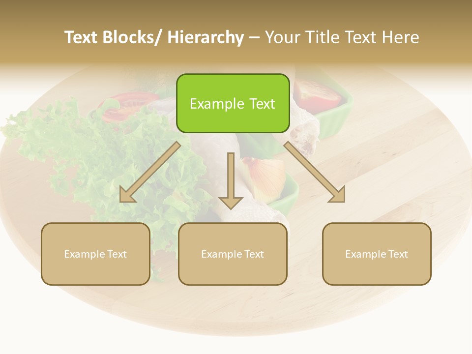 Muscle Lettuce Background PowerPoint Template