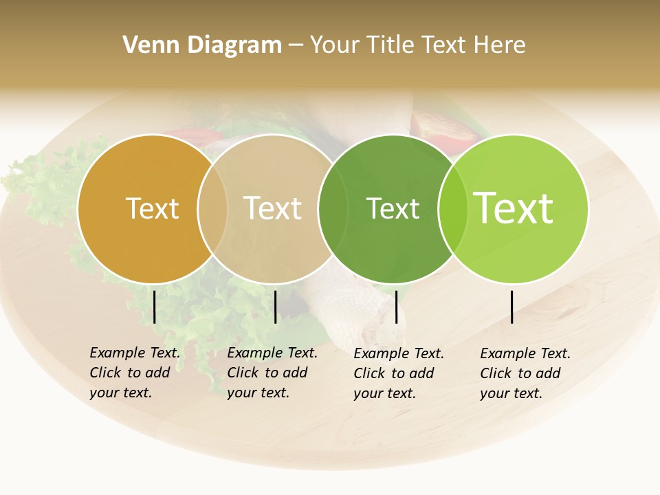 Muscle Lettuce Background PowerPoint Template