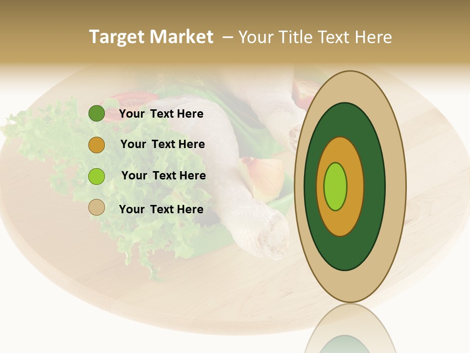 Muscle Lettuce Background PowerPoint Template