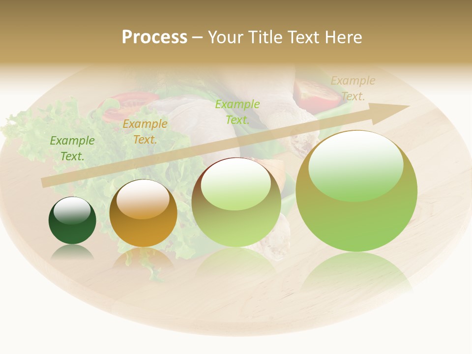 Muscle Lettuce Background PowerPoint Template