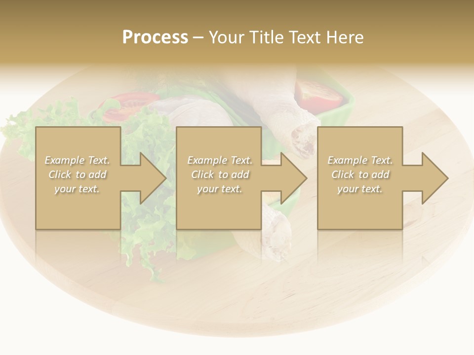 Muscle Lettuce Background PowerPoint Template