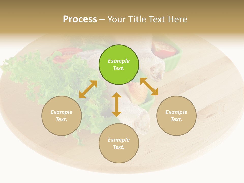 Muscle Lettuce Background PowerPoint Template