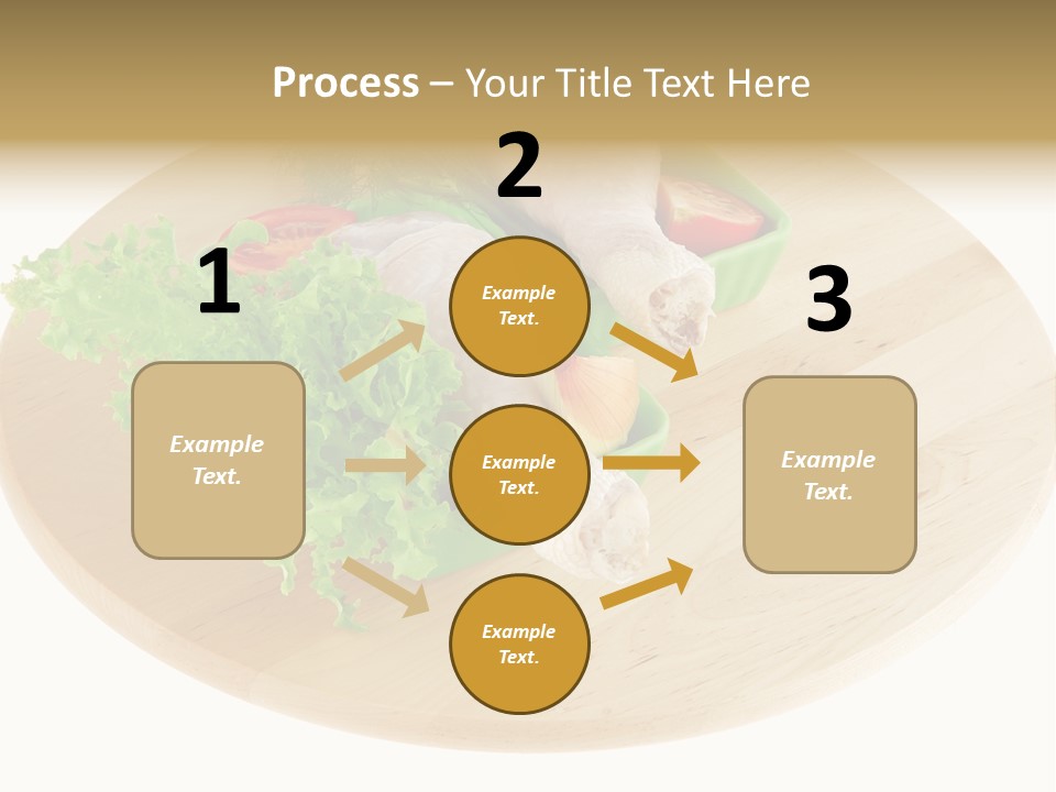 Muscle Lettuce Background PowerPoint Template