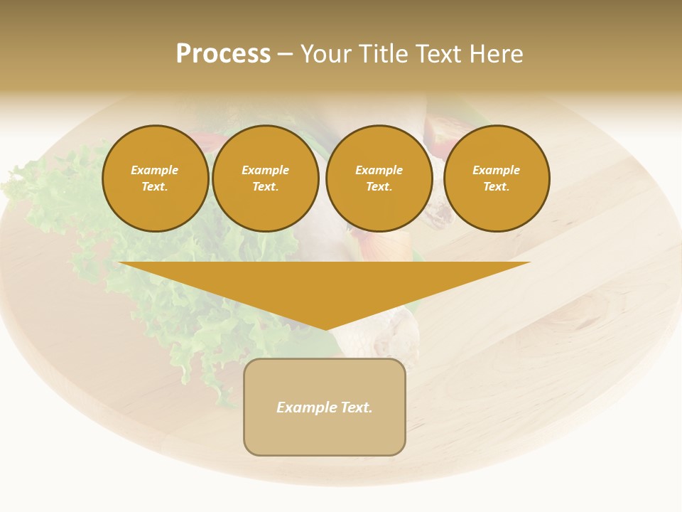 Muscle Lettuce Background PowerPoint Template