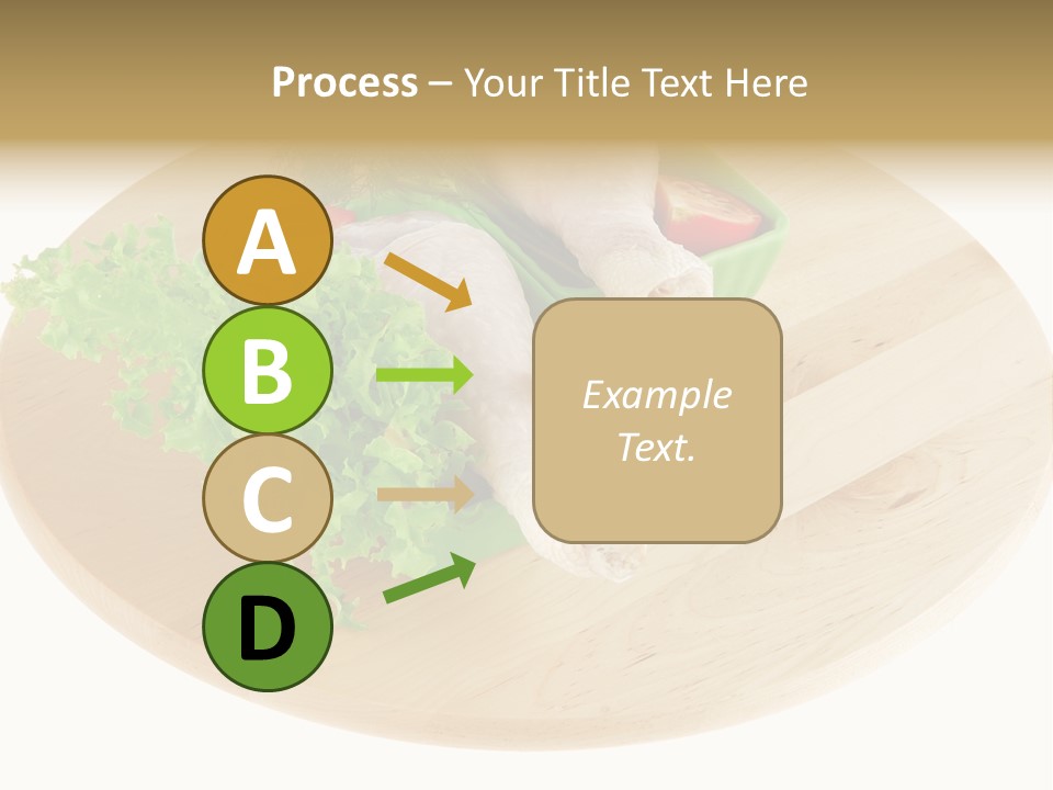 Muscle Lettuce Background PowerPoint Template