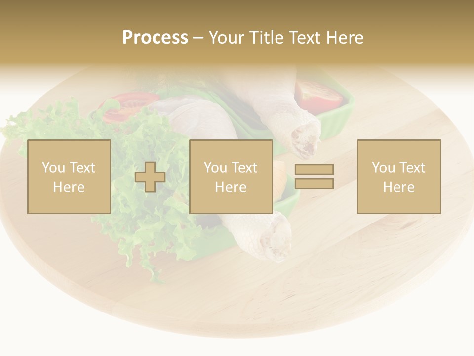 Muscle Lettuce Background PowerPoint Template