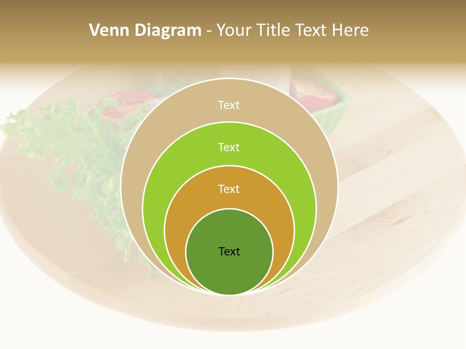 Muscle Lettuce Background PowerPoint Template