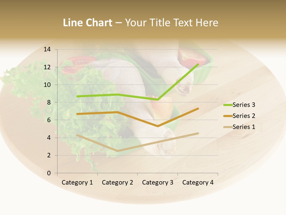 Muscle Lettuce Background PowerPoint Template