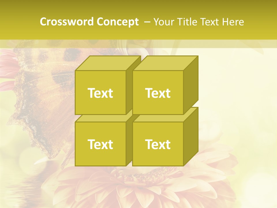 Seasonal Garden Flower PowerPoint Template