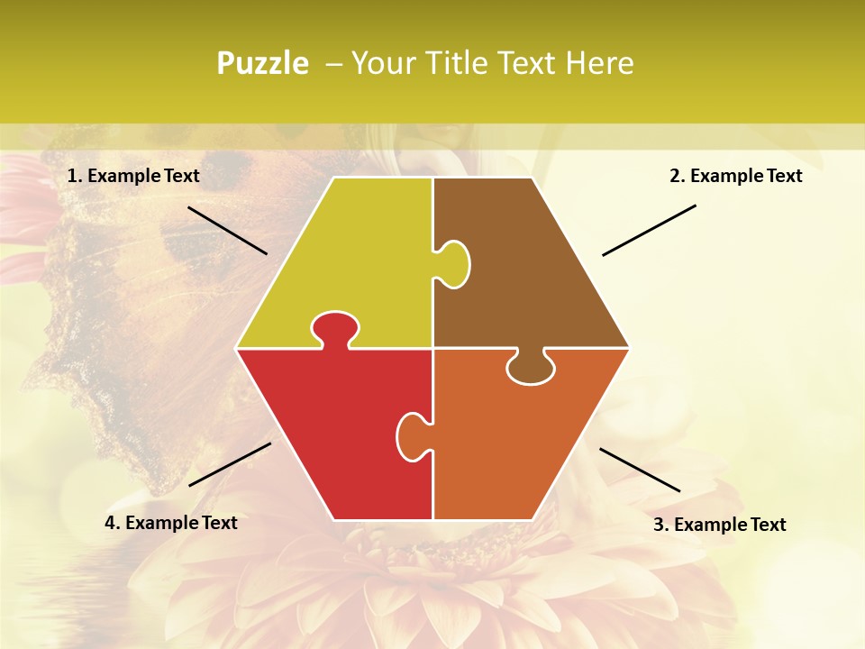 Seasonal Garden Flower PowerPoint Template