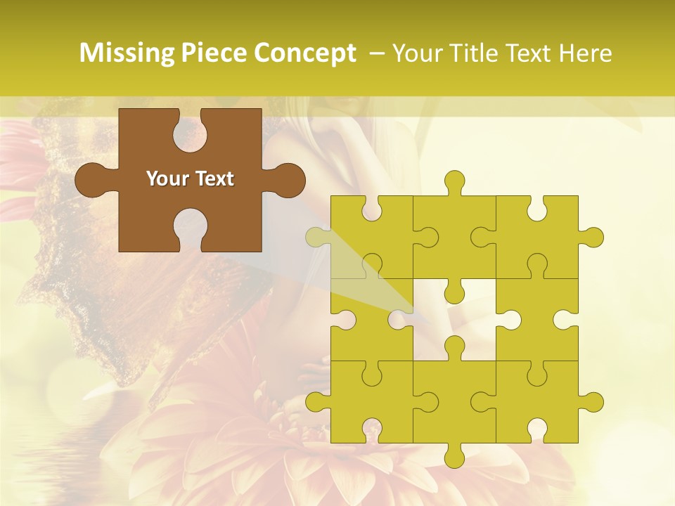 Seasonal Garden Flower PowerPoint Template