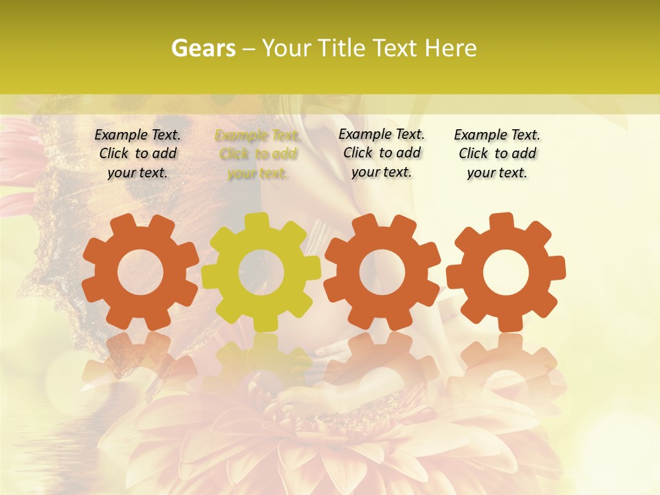 Seasonal Garden Flower PowerPoint Template