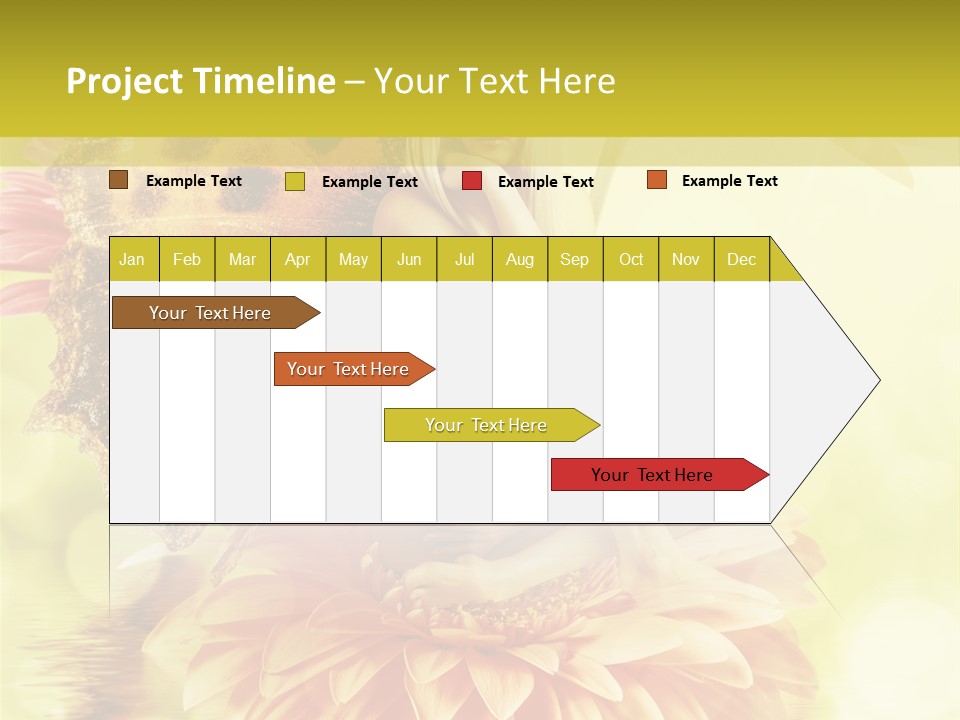 Seasonal Garden Flower PowerPoint Template