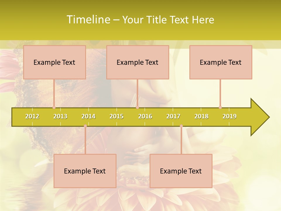 Seasonal Garden Flower PowerPoint Template