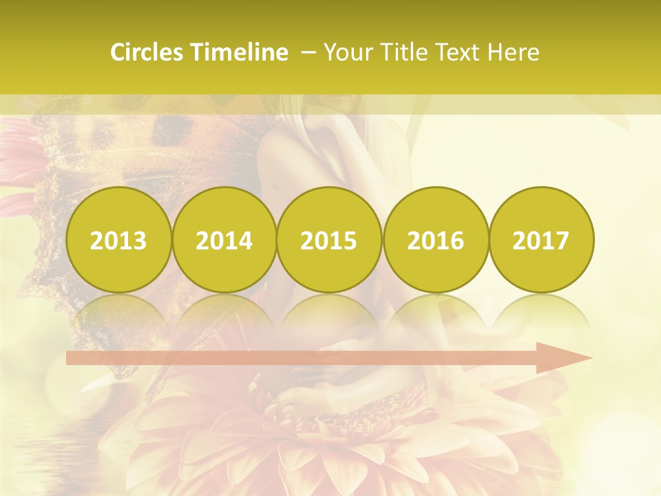 Seasonal Garden Flower PowerPoint Template