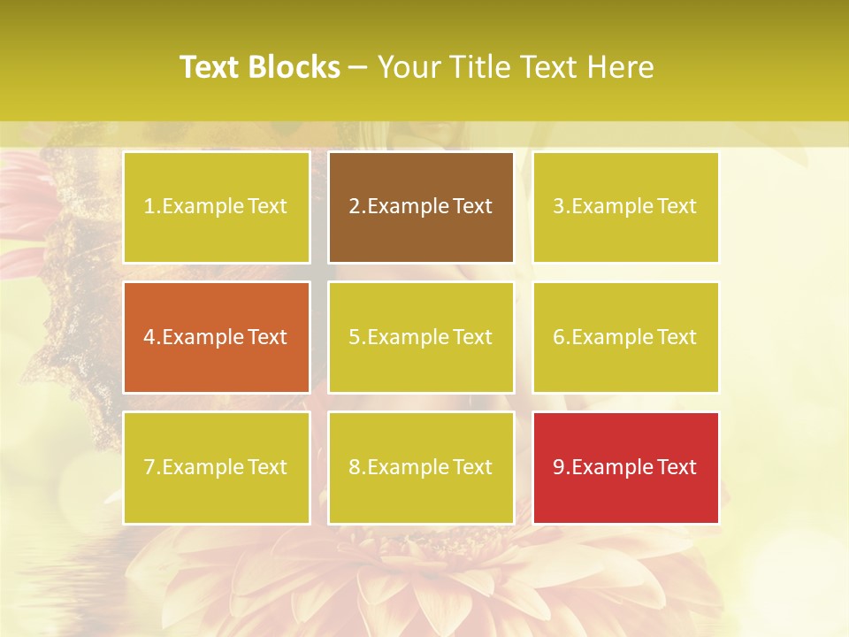 Seasonal Garden Flower PowerPoint Template