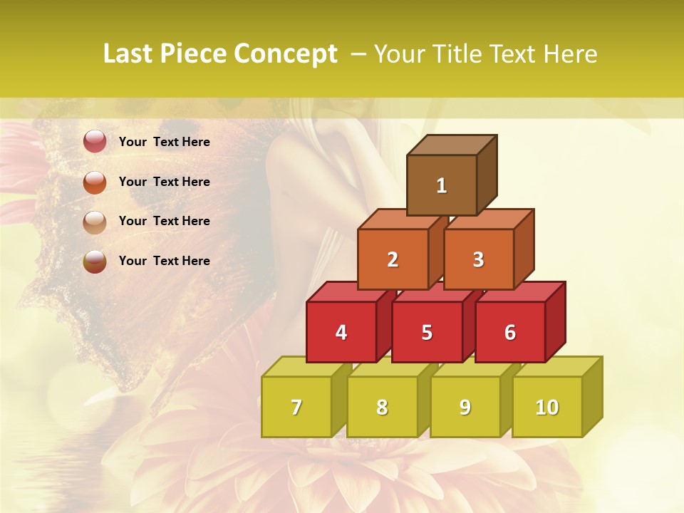 Seasonal Garden Flower PowerPoint Template