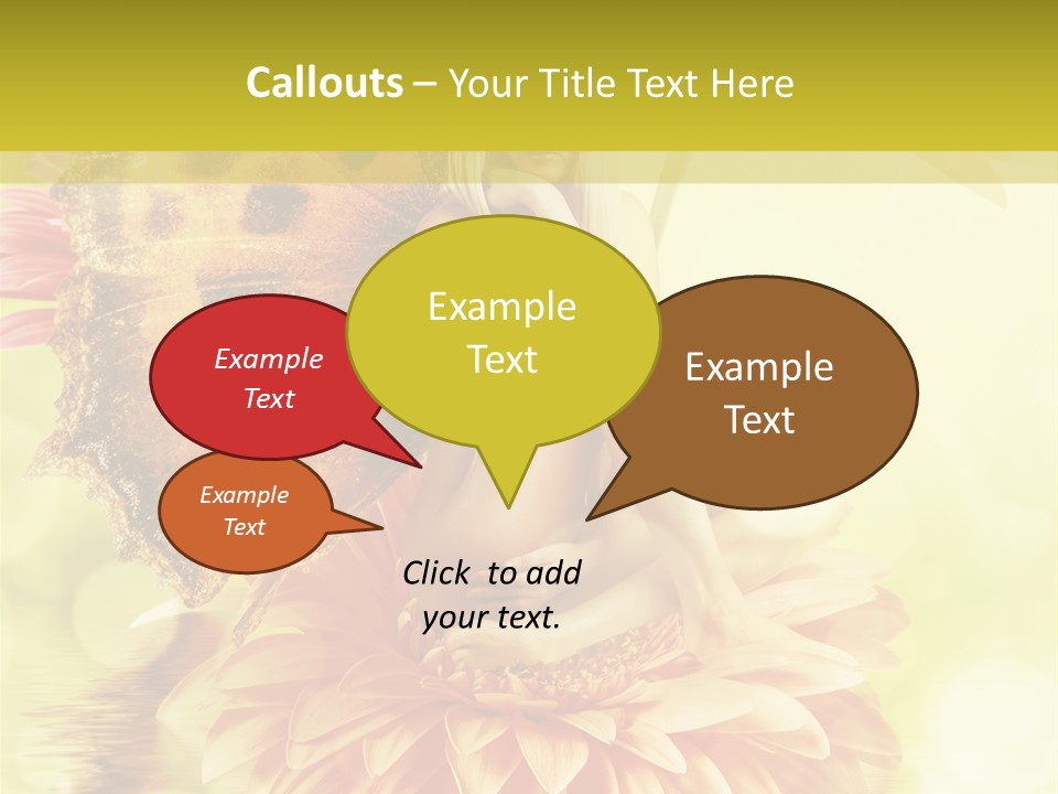 Seasonal Garden Flower PowerPoint Template
