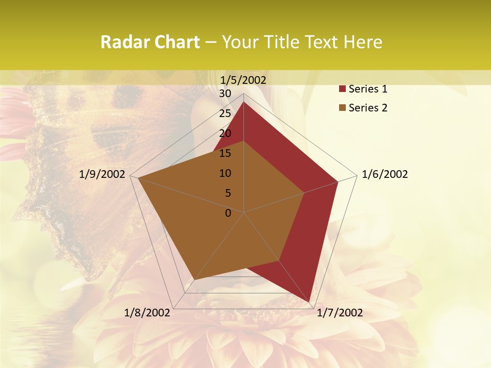 Seasonal Garden Flower PowerPoint Template