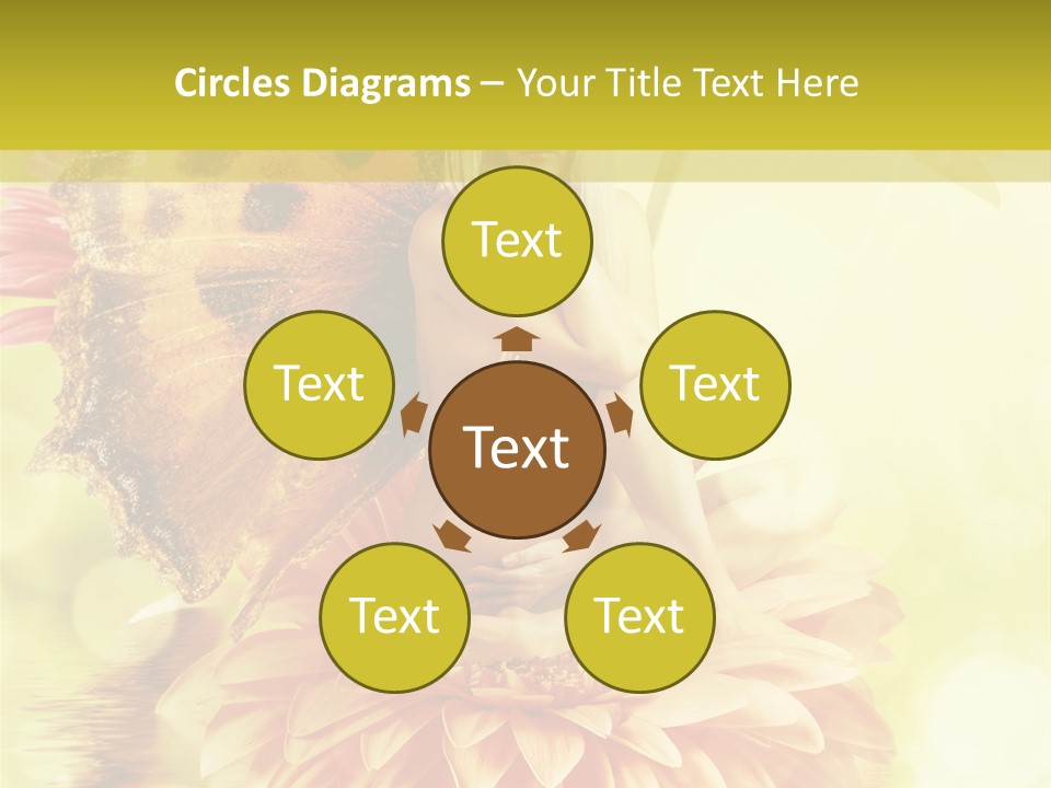 Seasonal Garden Flower PowerPoint Template