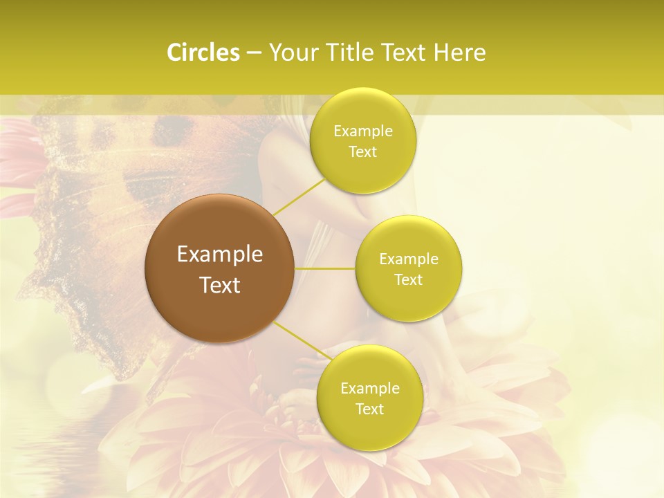 Seasonal Garden Flower PowerPoint Template