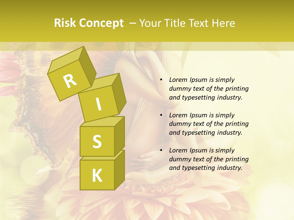 Seasonal Garden Flower PowerPoint Template