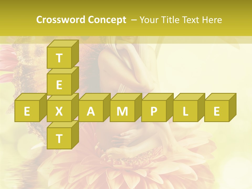 Seasonal Garden Flower PowerPoint Template