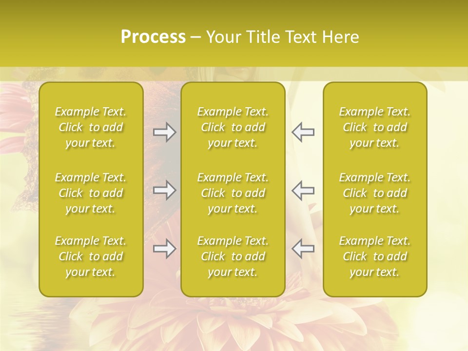 Seasonal Garden Flower PowerPoint Template
