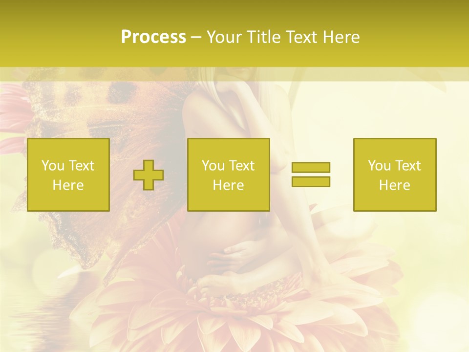 Seasonal Garden Flower PowerPoint Template