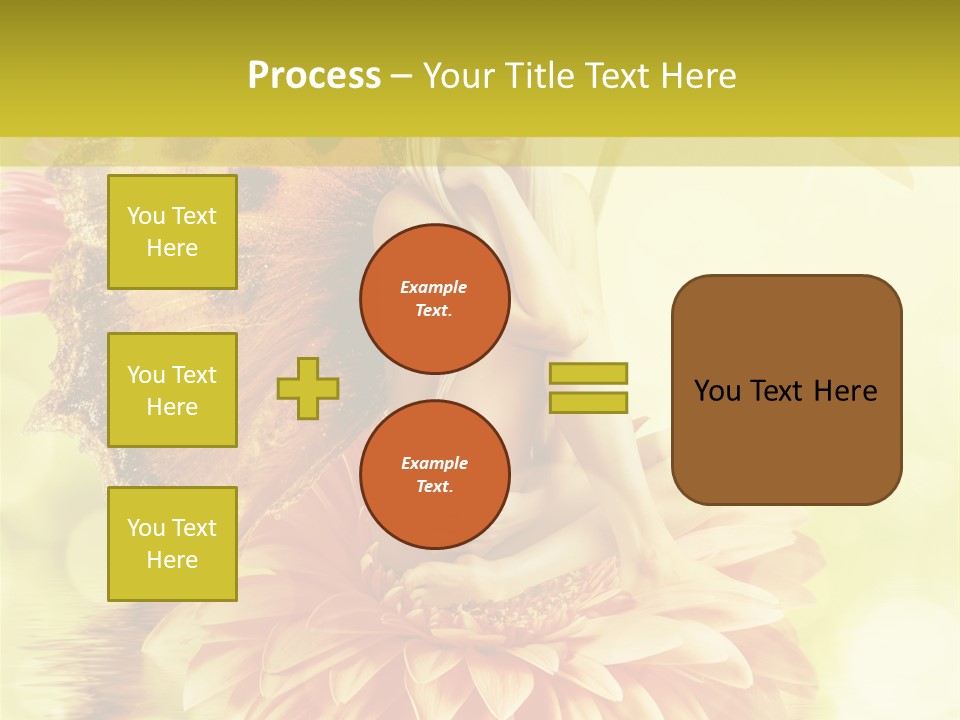 Seasonal Garden Flower PowerPoint Template