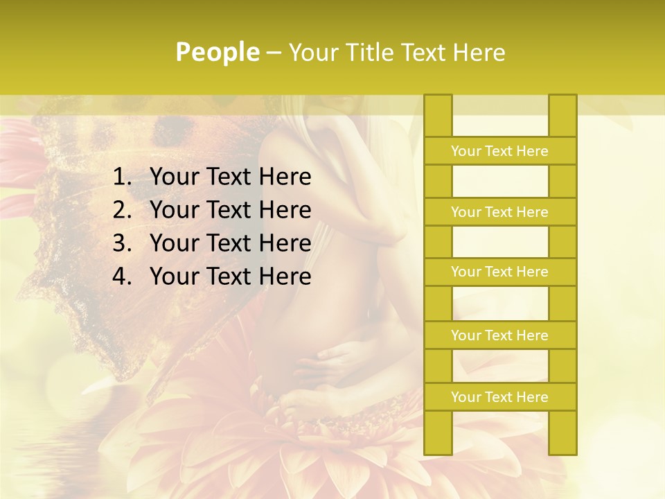 Seasonal Garden Flower PowerPoint Template