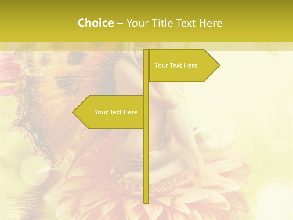 Seasonal Garden Flower PowerPoint Template
