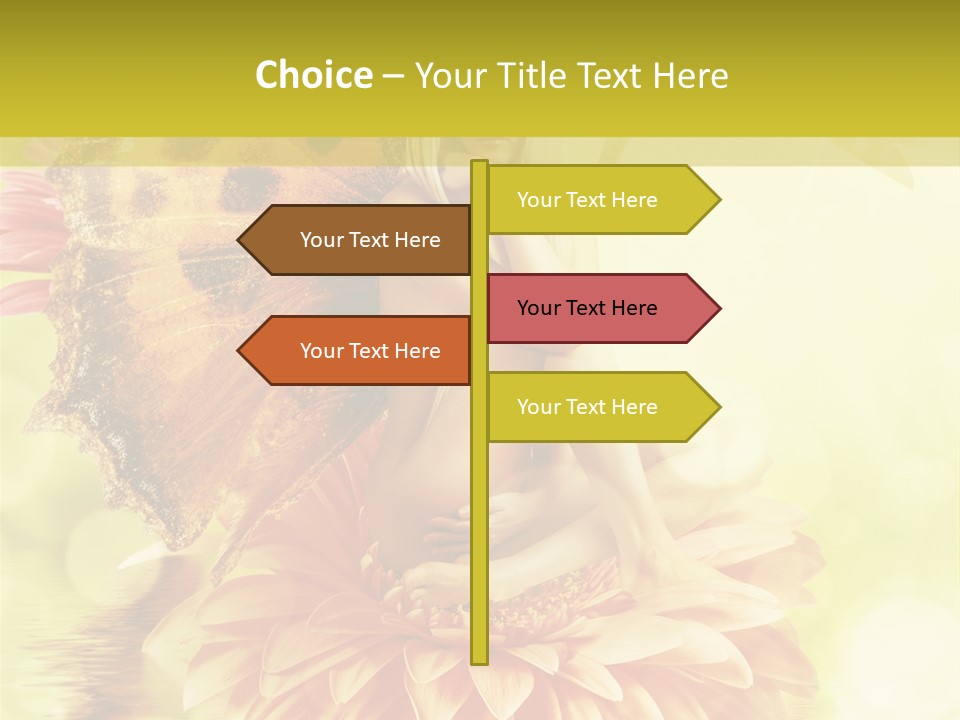 Seasonal Garden Flower PowerPoint Template