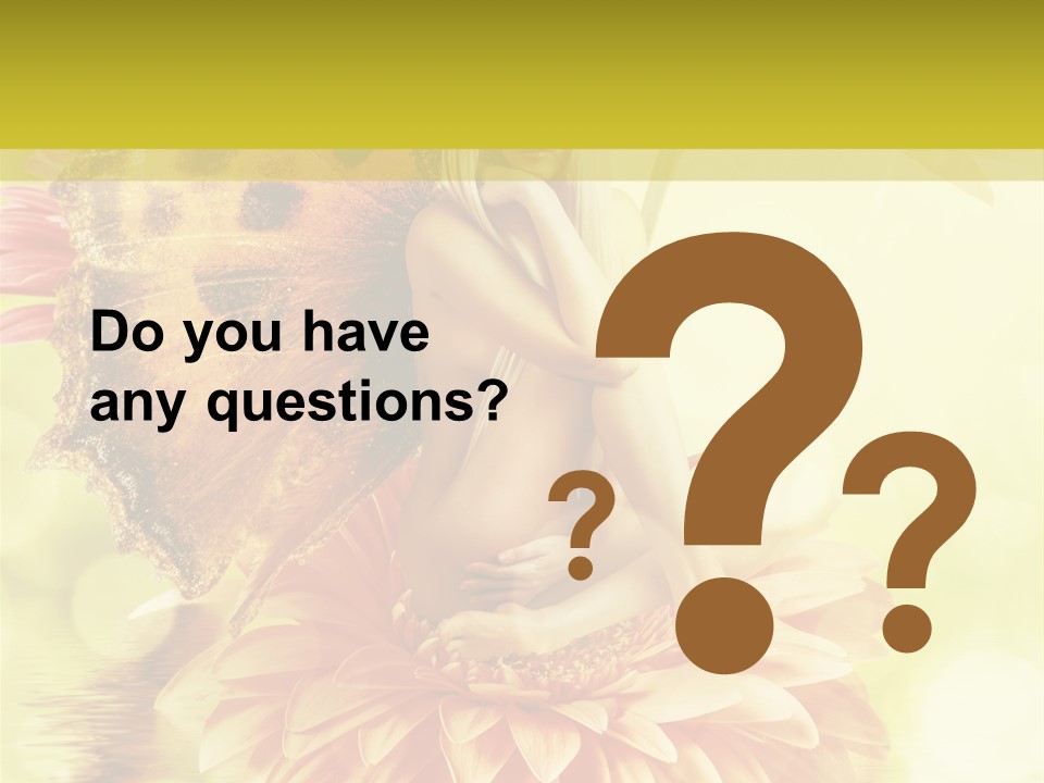 Seasonal Garden Flower PowerPoint Template