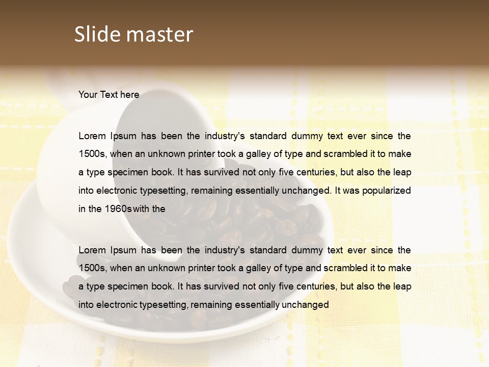 Still Love Checks PowerPoint Template