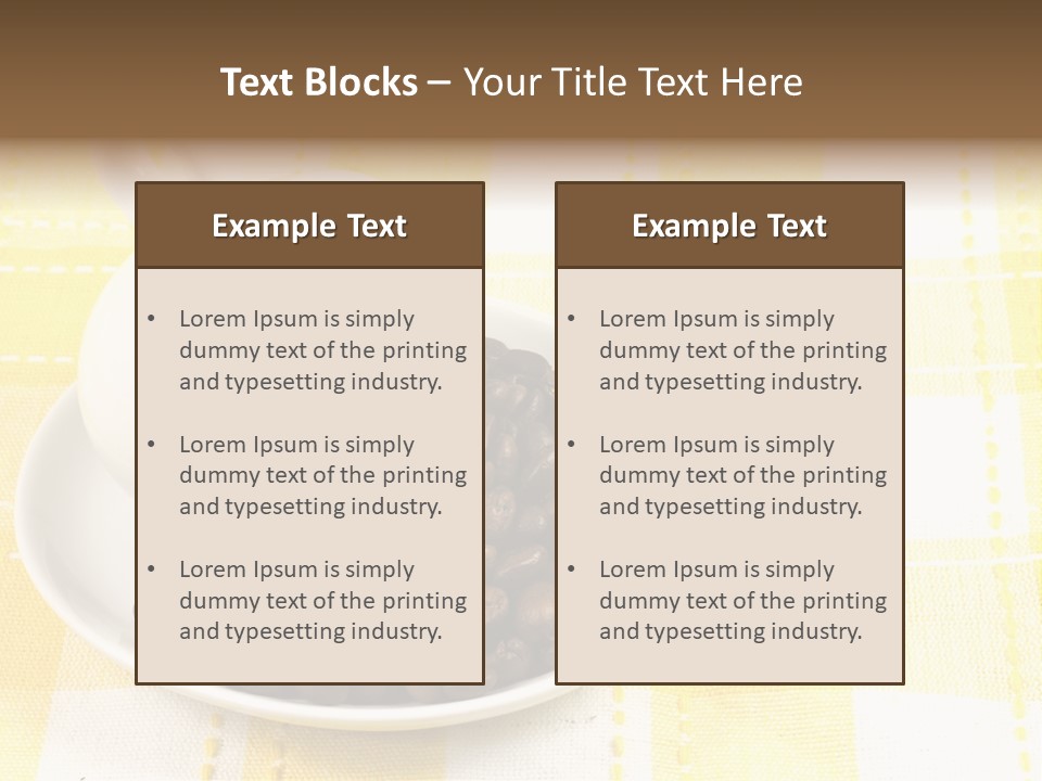 Still Love Checks PowerPoint Template
