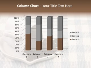 Pattern Beverage Cup PowerPoint Template